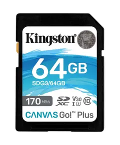 Memory card Kingston SDG3/64GB 64GB SDXC C10 UHS-I U3 R170/W70MB/s Canvas Go Plus - TechMall.geMemory card Kingston SDG3/64GB 64GB SDXC C10 UHS-I U3 R170/W70MB/s Canvas Go Plus - TechMall.ge ,Memory card Kingston SDG3/64GB 64GB SDXC C10 UHS-I U3 R170/W70MB/s Canvas Go Plus - TechMall.ge