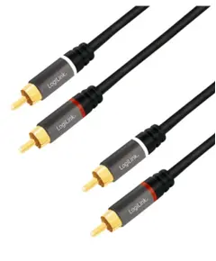 Cable Logilink CA1204 2 x 2 Cinch Audio Cable (RCA) 2m - TechMall.geCable Logilink CA1204 2 x 2 Cinch Audio Cable (RCA) 2m - TechMall.ge ,Cable Logilink CA1204 2 x 2 Cinch Audio Cable (RCA) 2m - TechMall.ge