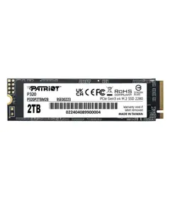 Patriot P320 2TB SSD M.2 PCIe Gen3 x 4 NVMe - P320P2TBM28 - TechMall.gePatriot P320 2TB SSD M.2 PCIe Gen3 x 4 NVMe - P320P2TBM28 - TechMall.ge ,Patriot P320 2TB SSD M.2 PCIe Gen3 x 4 NVMe - P320P2TBM28 - TechMall.ge