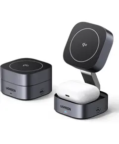 უსადენო დამტენი UGREEEN W702 (35316) MagFlow Qi2, 25W, Magnetic Foldable Charging Station, Dark Gray - TechMall.geუსადენო დამტენი UGREEEN W702 (35316) MagFlow Qi2, 25W, Magnetic Foldable Charging Station, Dark Gray - TechMall.ge ,უსადენო დამტენი UGREEEN W702 (35316) MagFlow Qi2, 25W, Magnetic Foldable Charging Station, Dark Gray - TechMall.ge