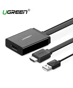 HDMI გადამყვანი UGREEN MM107 (40238) HDMI to DP Converter 0.5m (Black) + USB for power - TechMall.geHDMI გადამყვანი UGREEN MM107 (40238) HDMI to DP Converter 0.5m (Black) + USB for power - TechMall.ge ,HDMI გადამყვანი UGREEN MM107 (40238) HDMI to DP Converter 0.5m (Black) + USB for power - TechMall.ge