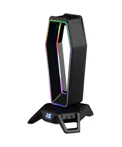 ყურსასმენის სადგამი 2E 2E-GST330UB Gaming 3in1 GST330 Headset Stand, RGB, USB, Black - TechMall.geყურსასმენის სადგამი 2E 2E-GST330UB Gaming 3in1 GST330 Headset Stand, RGB, USB, Black - TechMall.ge ,ყურსასმენის სადგამი 2E 2E-GST330UB Gaming 3in1 GST330 Headset Stand, RGB, USB, Black - TechMall.ge