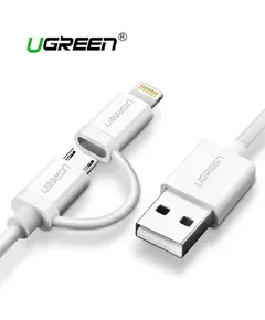 USB cable UGREEN US178 (20876) USB 2.0 to Micro USB + Lightning (2 in 1) Data Cable 1M - TechMall.geUSB cable UGREEN US178 (20876) USB 2.0 to Micro USB + Lightning (2 in 1) Data Cable 1M - TechMall.ge ,USB cable UGREEN US178 (20876) USB 2.0 to Micro USB + Lightning (2 in 1) Data Cable 1M - TechMall.ge
