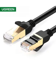 ქსელის კაბელი UGREEN NW107 (11277) Cat7 Patch Cord STP Ethernet Lan Cable 1.5m (Black) - TechMall.geქსელის კაბელი UGREEN NW107 (11277) Cat7 Patch Cord STP Ethernet Lan Cable 1.5m (Black) - TechMall.ge ,ქსელის კაბელი UGREEN NW107 (11277) Cat7 Patch Cord STP Ethernet Lan Cable 1.5m (Black) - TechMall.ge