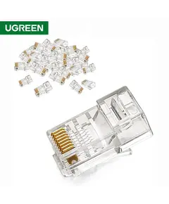 Network Cable Connector UGREEN NW110 (20331) RJ45 Network Connector for UTP Cat 5, Cat 5e 50pcs - TechMall.geNetwork Cable Connector UGREEN NW110 (20331) RJ45 Network Connector for UTP Cat 5, Cat 5e 50pcs - TechMall.ge ,Network Cable Connector UGREEN NW110 (20331) RJ45 Network Connector for UTP Cat 5, Cat 5e 50pcs - TechMall.ge