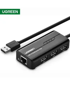 ქსელის ბარათი UGREEN 20264 USB 2.0 10/100Mbps USB to Lan + 3Port USB HUB Network Adapter - TechMall.geქსელის ბარათი UGREEN 20264 USB 2.0 10/100Mbps USB to Lan + 3Port USB HUB Network Adapter - TechMall.ge ,ქსელის ბარათი UGREEN 20264 USB 2.0 10/100Mbps USB to Lan + 3Port USB HUB Network Adapter - TechMall.ge