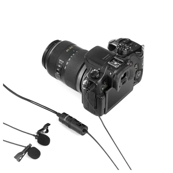 მიკროფონი BOYA BY-M1DM Dual Omni-directional Lavalier Mic Black, 4 image - TechMall.geმიკროფონი BOYA BY-M1DM Dual Omni-directional Lavalier Mic Black, 4 image - TechMall.ge ,მიკროფონი BOYA BY-M1DM Dual Omni-directional Lavalier Mic Black, 4 image - TechMall.ge