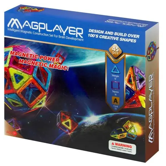 კონსტრუქტორი Magplayer Designer magnetic set 45 e. MPA-45 - TechMall.geკონსტრუქტორი Magplayer Designer magnetic set 45 e. MPA-45 - TechMall.ge ,კონსტრუქტორი Magplayer Designer magnetic set 45 e. MPA-45 - TechMall.ge