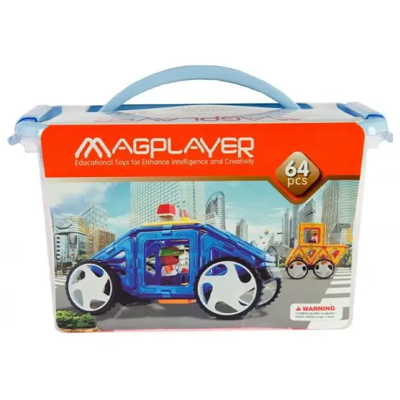 კონსტრუქტორი Magplayer Designer magnetic set 64 e. MPT-64 - TechMall.geკონსტრუქტორი Magplayer Designer magnetic set 64 e. MPT-64 - TechMall.ge ,კონსტრუქტორი Magplayer Designer magnetic set 64 e. MPT-64 - TechMall.ge