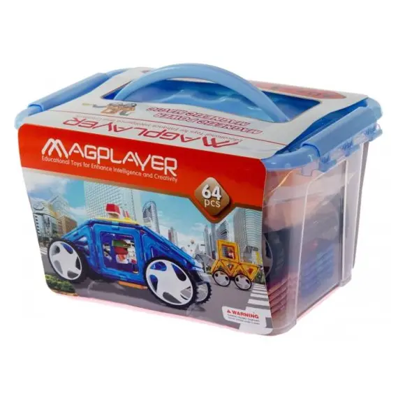კონსტრუქტორი Magplayer Designer magnetic set 64 e. MPT-64, 2 image - TechMall.geკონსტრუქტორი Magplayer Designer magnetic set 64 e. MPT-64, 2 image - TechMall.ge ,კონსტრუქტორი Magplayer Designer magnetic set 64 e. MPT-64, 2 image - TechMall.ge