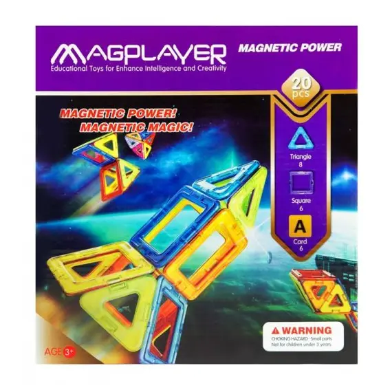 კონსტრუქტორი Magplayer Designer magnetic set 20 e. MPA-20 - TechMall.geკონსტრუქტორი Magplayer Designer magnetic set 20 e. MPA-20 - TechMall.ge ,კონსტრუქტორი Magplayer Designer magnetic set 20 e. MPA-20 - TechMall.ge