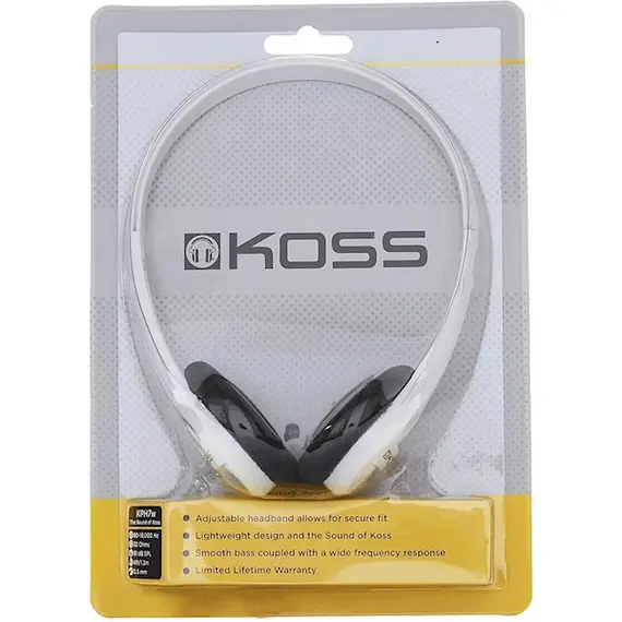 ყურსასმენი Koss Headphones KPH7w On-Ear White, 2 image - TechMall.geყურსასმენი Koss Headphones KPH7w On-Ear White, 2 image - TechMall.ge ,ყურსასმენი Koss Headphones KPH7w On-Ear White, 2 image - TechMall.ge
