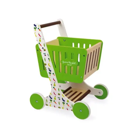 სათამაშო ხის ურიკა JanodGreen Market Wooden Shopping Trolley, 3 image - TechMall.geსათამაშო ხის ურიკა JanodGreen Market Wooden Shopping Trolley, 3 image - TechMall.ge ,სათამაშო ხის ურიკა JanodGreen Market Wooden Shopping Trolley, 3 image - TechMall.ge