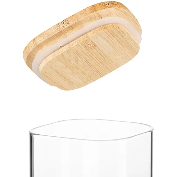 ქილა Ardesto Jar Fresh, 700 ml, square, glass, bamboo, 2 image - TechMall.geქილა Ardesto Jar Fresh, 700 ml, square, glass, bamboo, 2 image - TechMall.ge ,ქილა Ardesto Jar Fresh, 700 ml, square, glass, bamboo, 2 image - TechMall.ge