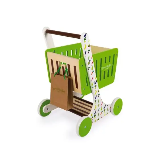 სათამაშო ხის ურიკა JanodGreen Market Wooden Shopping Trolley, 2 image - TechMall.geსათამაშო ხის ურიკა JanodGreen Market Wooden Shopping Trolley, 2 image - TechMall.ge ,სათამაშო ხის ურიკა JanodGreen Market Wooden Shopping Trolley, 2 image - TechMall.ge