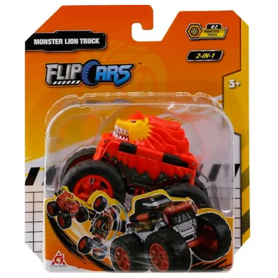მანქანა Flip Cars 2-in-1 Flip Vehicle- Monster Lion Truck, 3 image - TechMall.geმანქანა Flip Cars 2-in-1 Flip Vehicle- Monster Lion Truck, 3 image - TechMall.ge ,მანქანა Flip Cars 2-in-1 Flip Vehicle- Monster Lion Truck, 3 image - TechMall.ge