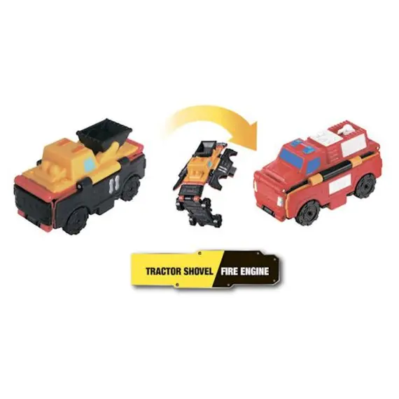 სათამაშო მანქანა TransRacers Tractor Shovel & Fire Engine, 2 image - TechMall.geსათამაშო მანქანა TransRacers Tractor Shovel & Fire Engine, 2 image - TechMall.ge ,სათამაშო მანქანა TransRacers Tractor Shovel & Fire Engine, 2 image - TechMall.ge