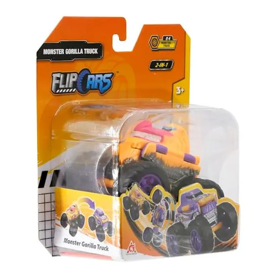 მანქანა Flip Cars 2-in-1 Flip Vehicle- Monster Gorilla Truck, 3 image - TechMall.geმანქანა Flip Cars 2-in-1 Flip Vehicle- Monster Gorilla Truck, 3 image - TechMall.ge ,მანქანა Flip Cars 2-in-1 Flip Vehicle- Monster Gorilla Truck, 3 image - TechMall.ge