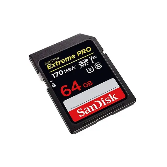 მეხსიერების ბარათი SanDisk 64GB Extreme PRO SD/XC UHS-I Card 200MB/S V30/4K Class 10 SDSDXXU-064G-GN4IN, 2 image - TechMall.geმეხსიერების ბარათი SanDisk 64GB Extreme PRO SD/XC UHS-I Card 200MB/S V30/4K Class 10 SDSDXXU-064G-GN4IN, 2 image - TechMall.ge ,მეხსიერების ბარათი SanDisk 64GB Extreme PRO SD/XC UHS-I Card 200MB/S V30/4K Class 10 SDSDXXU-064G-GN4IN, 2 image - TechMall.ge