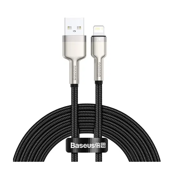 კაბელი Baseus Cafule Series Metal Data Cable Lightning 2.4A 2m CALJK-B01 - TechMall.geკაბელი Baseus Cafule Series Metal Data Cable Lightning 2.4A 2m CALJK-B01 - TechMall.ge ,კაბელი Baseus Cafule Series Metal Data Cable Lightning 2.4A 2m CALJK-B01 - TechMall.ge