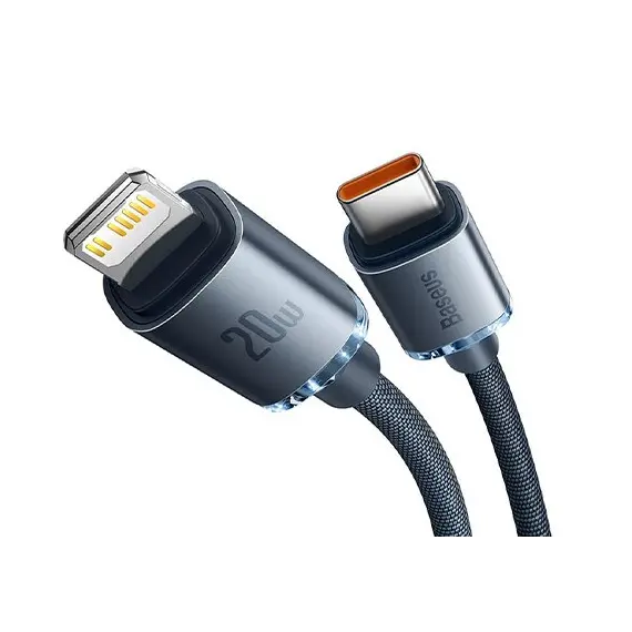 კაბელი Baseus Crystal Shine Series Fast Charging Data Cable Type-C to Lightning 1.2m CAJY000201, 3 image - TechMall.geკაბელი Baseus Crystal Shine Series Fast Charging Data Cable Type-C to Lightning 1.2m CAJY000201, 3 image - TechMall.ge ,კაბელი Baseus Crystal Shine Series Fast Charging Data Cable Type-C to Lightning 1.2m CAJY000201, 3 image - TechMall.ge