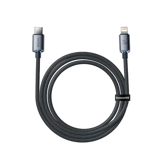 კაბელი Baseus Crystal Shine Series Fast Charging Data Cable Type-C to Lightning 1.2m CAJY000201, 2 image - TechMall.geკაბელი Baseus Crystal Shine Series Fast Charging Data Cable Type-C to Lightning 1.2m CAJY000201, 2 image - TechMall.ge ,კაბელი Baseus Crystal Shine Series Fast Charging Data Cable Type-C to Lightning 1.2m CAJY000201, 2 image - TechMall.ge