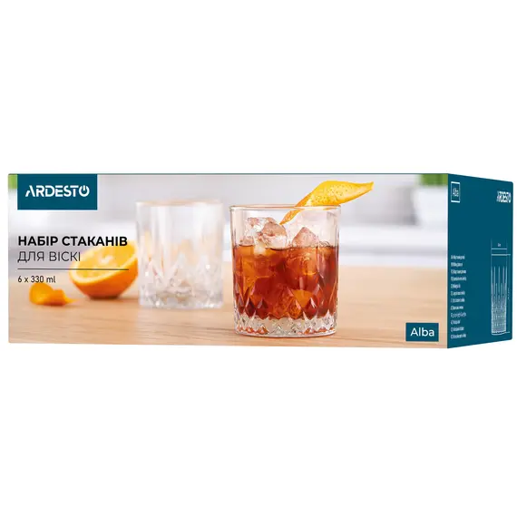 ჭიქების ნაკრები Ardesto Whiskey glasses set Alba 330 ml, 6 pcs, glass, 2 image - TechMall.geჭიქების ნაკრები Ardesto Whiskey glasses set Alba 330 ml, 6 pcs, glass, 2 image - TechMall.ge ,ჭიქების ნაკრები Ardesto Whiskey glasses set Alba 330 ml, 6 pcs, glass, 2 image - TechMall.ge