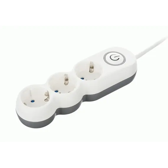 დამაგრძელებელი კაბელი 2E 3 Ways socket,with children protection. H05VV-F 3G*1.0mm, 3m, white, suitable for vertical mounting, 2 image - TechMall.geდამაგრძელებელი კაბელი 2E 3 Ways socket,with children protection. H05VV-F 3G*1.0mm, 3m, white, suitable for vertical mounting, 2 image - TechMall.ge ,დამაგრძელებელი კაბელი 2E 3 Ways socket,with children protection. H05VV-F 3G*1.0mm, 3m, white, suitable for vertical mounting, 2 image - TechMall.ge
