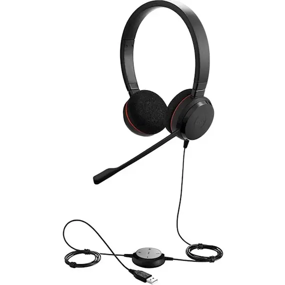 ყურსასმენი Jabra EVOLVE 20 MS Stereo USB Black - TechMall.geყურსასმენი Jabra EVOLVE 20 MS Stereo USB Black - TechMall.ge ,ყურსასმენი Jabra EVOLVE 20 MS Stereo USB Black - TechMall.ge