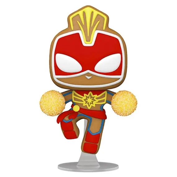 სათამაშო საკოლექციო ფიგურა Funko POP! Bobble Marvel Holiday Gingerbread Captain Marvel 50661, 2 image - TechMall.geსათამაშო საკოლექციო ფიგურა Funko POP! Bobble Marvel Holiday Gingerbread Captain Marvel 50661, 2 image - TechMall.ge ,სათამაშო საკოლექციო ფიგურა Funko POP! Bobble Marvel Holiday Gingerbread Captain Marvel 50661, 2 image - TechMall.ge