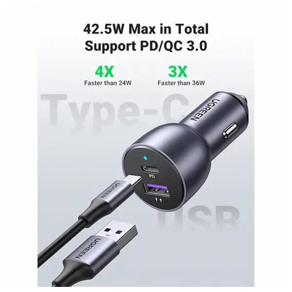 მობილურის დამტენი UGREEN CD213 (60980), 2 image - TechMall.geმობილურის დამტენი UGREEN CD213 (60980), 2 image - TechMall.ge ,მობილურის დამტენი UGREEN CD213 (60980), 2 image - TechMall.ge