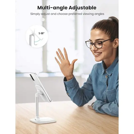 მობილურის დამჭერი UGREEN LP287 (80192) Adjustable Desk Phone Holder, White, 3 image - TechMall.geმობილურის დამჭერი UGREEN LP287 (80192) Adjustable Desk Phone Holder, White, 3 image - TechMall.ge ,მობილურის დამჭერი UGREEN LP287 (80192) Adjustable Desk Phone Holder, White, 3 image - TechMall.ge