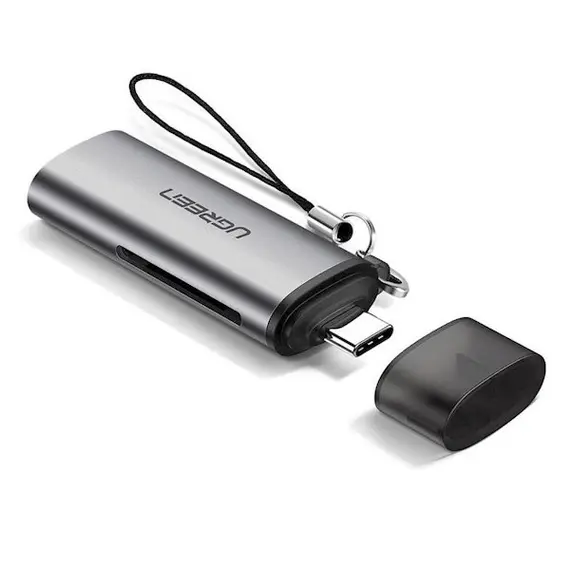 ბარათის წამკითხველი UGREEN CM184 (50704) USB-C to TF / SD Card Reader, Silver Type-C - TechMall.geბარათის წამკითხველი UGREEN CM184 (50704) USB-C to TF / SD Card Reader, Silver Type-C - TechMall.ge ,ბარათის წამკითხველი UGREEN CM184 (50704) USB-C to TF / SD Card Reader, Silver Type-C - TechMall.ge