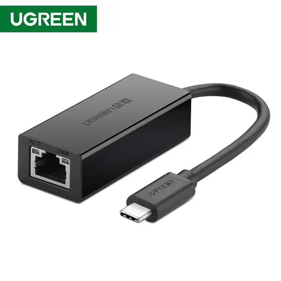 ლან ადაპტერი UGREEN 30287 USB 2.0 Type C 10/100Mbps Ethernet Adapter 110mm (Black), 2 image - TechMall.geლან ადაპტერი UGREEN 30287 USB 2.0 Type C 10/100Mbps Ethernet Adapter 110mm (Black), 2 image - TechMall.ge ,ლან ადაპტერი UGREEN 30287 USB 2.0 Type C 10/100Mbps Ethernet Adapter 110mm (Black), 2 image - TechMall.ge