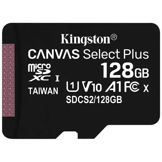 ფლეშ მეხსიერების ბარათი Kingston 128GB Canvas Select Plus (SDCS2/128GB) - TechMall.geფლეშ მეხსიერების ბარათი Kingston 128GB Canvas Select Plus (SDCS2/128GB) - TechMall.ge ,ფლეშ მეხსიერების ბარათი Kingston 128GB Canvas Select Plus (SDCS2/128GB) - TechMall.ge