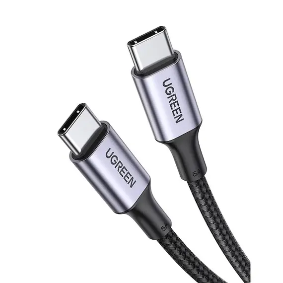 USB კაბელი UGREEN US316 (70427) USB Type-C to Type-C 100W PD Fast Charging Cable, 1m, Black - TechMall.geUSB კაბელი UGREEN US316 (70427) USB Type-C to Type-C 100W PD Fast Charging Cable, 1m, Black - TechMall.ge ,USB კაბელი UGREEN US316 (70427) USB Type-C to Type-C 100W PD Fast Charging Cable, 1m, Black - TechMall.ge