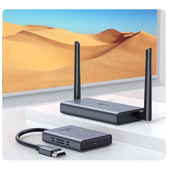 უსადენო HDMI გადამცემი UGREEN CM506 (50633) Wireless Transmitter SIlver, 3 image - TechMall.geუსადენო HDMI გადამცემი UGREEN CM506 (50633) Wireless Transmitter SIlver, 3 image - TechMall.ge ,უსადენო HDMI გადამცემი UGREEN CM506 (50633) Wireless Transmitter SIlver, 3 image - TechMall.ge