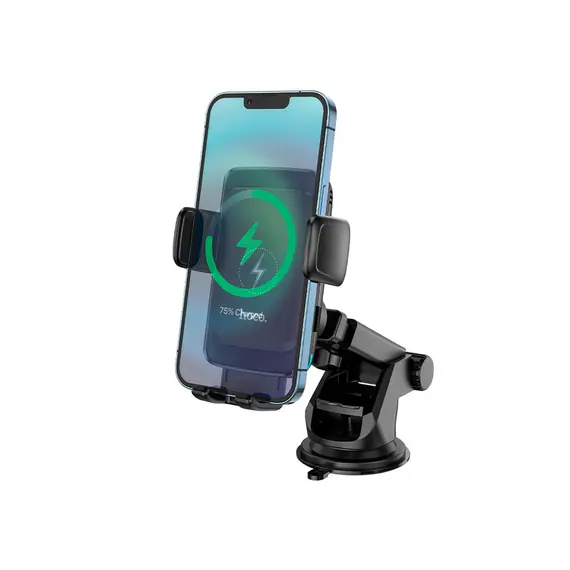 მანქანის სამაგრი Hoco S35 Smart alignment wireless charging car holder Black, 3 image - TechMall.geმანქანის სამაგრი Hoco S35 Smart alignment wireless charging car holder Black, 3 image - TechMall.ge ,მანქანის სამაგრი Hoco S35 Smart alignment wireless charging car holder Black, 3 image - TechMall.ge