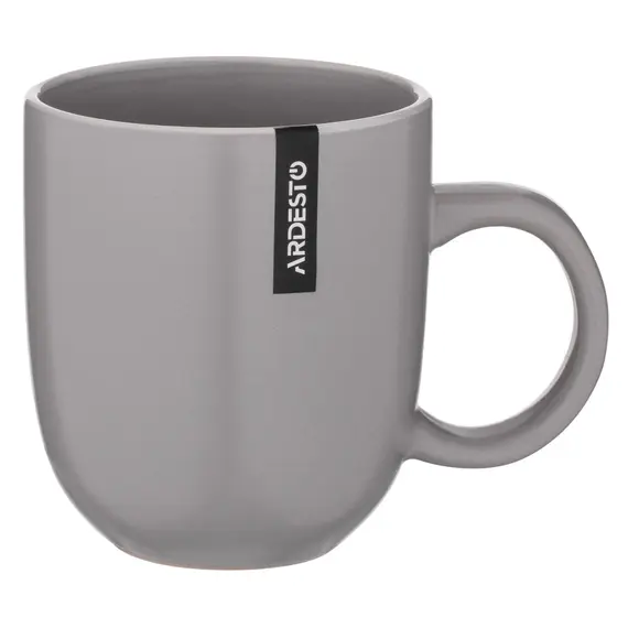 ჭიქა Ardesto Mug Cremona, 390 мл, Dusty grey, ceramics - TechMall.geჭიქა Ardesto Mug Cremona, 390 мл, Dusty grey, ceramics - TechMall.ge ,ჭიქა Ardesto Mug Cremona, 390 мл, Dusty grey, ceramics - TechMall.ge