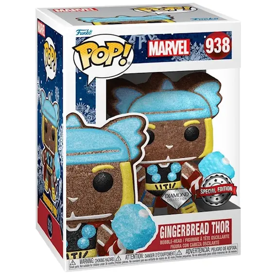 საკოლექციო ფიგურა Funko POP! Bobble Marvel Holiday Gingerbread Thor (DGLT) (Exc) 58235, 2 image - TechMall.geსაკოლექციო ფიგურა Funko POP! Bobble Marvel Holiday Gingerbread Thor (DGLT) (Exc) 58235, 2 image - TechMall.ge ,საკოლექციო ფიგურა Funko POP! Bobble Marvel Holiday Gingerbread Thor (DGLT) (Exc) 58235, 2 image - TechMall.ge
