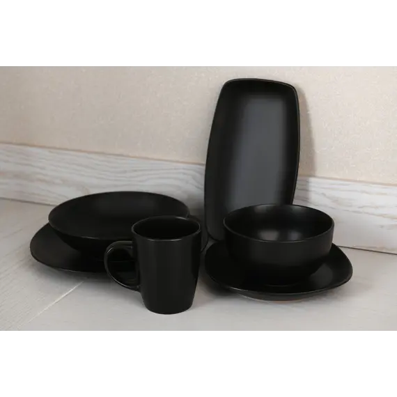 თეფში Ardesto Dinner plate Molize, 27х27 cm, black, ceramics, 2 image - TechMall.geთეფში Ardesto Dinner plate Molize, 27х27 cm, black, ceramics, 2 image - TechMall.ge ,თეფში Ardesto Dinner plate Molize, 27х27 cm, black, ceramics, 2 image - TechMall.ge