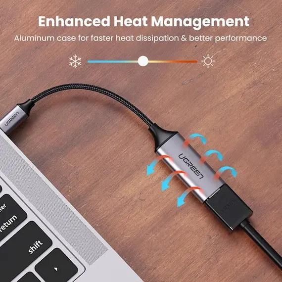 USB ადაპტერი UGREEN 70444 USB Type C to HDMI 2.0 4K@60 Hz Thunderbolt 3 Convertor for MacBook / PC gray, 4 image - TechMall.geUSB ადაპტერი UGREEN 70444 USB Type C to HDMI 2.0 4K@60 Hz Thunderbolt 3 Convertor for MacBook / PC gray, 4 image - TechMall.ge ,USB ადაპტერი UGREEN 70444 USB Type C to HDMI 2.0 4K@60 Hz Thunderbolt 3 Convertor for MacBook / PC gray, 4 image - TechMall.ge