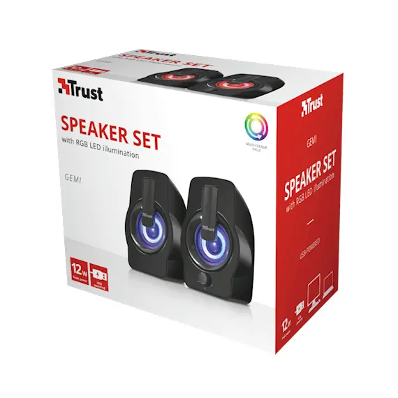 დინამიკი TRUST Gemi RGB 2.0 Speaker Set - black, 2 image - TechMall.geდინამიკი TRUST Gemi RGB 2.0 Speaker Set - black, 2 image - TechMall.ge ,დინამიკი TRUST Gemi RGB 2.0 Speaker Set - black, 2 image - TechMall.ge