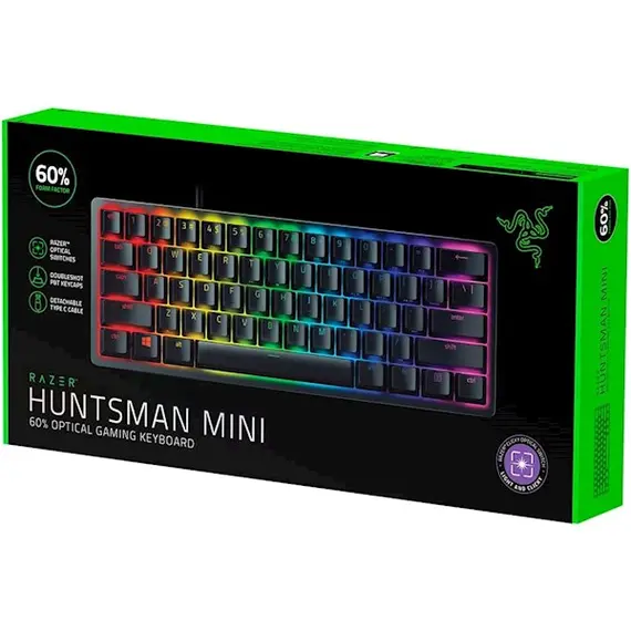კლავიატურა Razer Huntsman Mini (Purple Switch) - US Layout, 5 image - TechMall.geკლავიატურა Razer Huntsman Mini (Purple Switch) - US Layout, 5 image - TechMall.ge ,კლავიატურა Razer Huntsman Mini (Purple Switch) - US Layout, 5 image - TechMall.ge