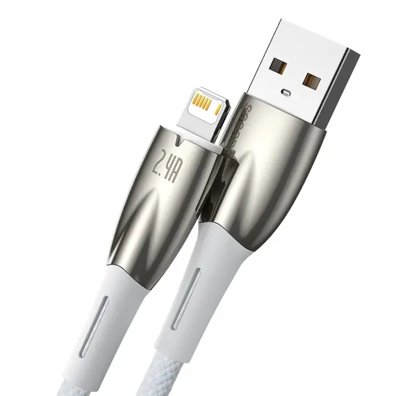 კაბელი Baseus Glimmer Series Fast Charging USB Data Cable Lightning 2.4A 1M CADH000202, 2 image - TechMall.geკაბელი Baseus Glimmer Series Fast Charging USB Data Cable Lightning 2.4A 1M CADH000202, 2 image - TechMall.ge ,კაბელი Baseus Glimmer Series Fast Charging USB Data Cable Lightning 2.4A 1M CADH000202, 2 image - TechMall.ge