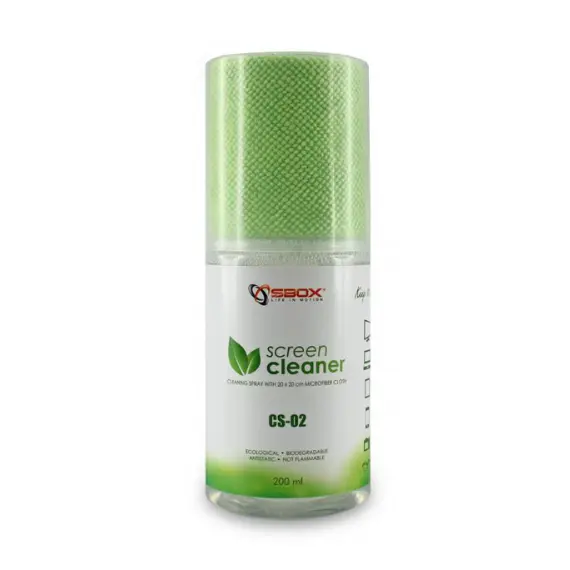 ეკრანის საწმენდი საშუალება SBOX Screen Cleaner CS-02 200 ml Green - TechMall.geეკრანის საწმენდი საშუალება SBOX Screen Cleaner CS-02 200 ml Green - TechMall.ge ,ეკრანის საწმენდი საშუალება SBOX Screen Cleaner CS-02 200 ml Green - TechMall.ge