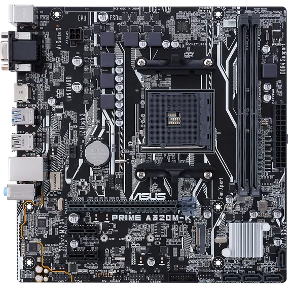 დედა დაფა Asus Prime A320M-K (90MB0TV0-M0EAY0) - TechMall.geდედა დაფა Asus Prime A320M-K (90MB0TV0-M0EAY0) - TechMall.ge ,დედა დაფა Asus Prime A320M-K (90MB0TV0-M0EAY0) - TechMall.ge
