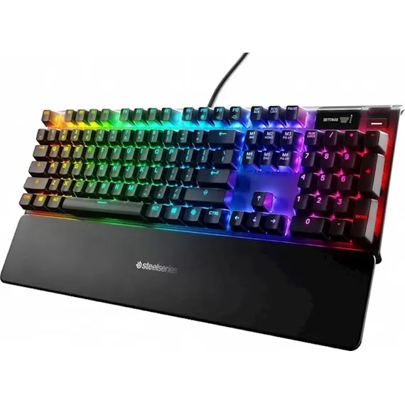 კლავიატურა SteelSeries 64642_SS Apex 7, Wired, RGB, USB, Gaming Keyboard, Black, 3 image - TechMall.geკლავიატურა SteelSeries 64642_SS Apex 7, Wired, RGB, USB, Gaming Keyboard, Black, 3 image - TechMall.ge ,კლავიატურა SteelSeries 64642_SS Apex 7, Wired, RGB, USB, Gaming Keyboard, Black, 3 image - TechMall.ge