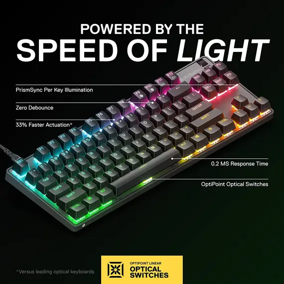 კლავიატურა SteelSeries Keyboard Apex 9 TKL US, 3 image - TechMall.geკლავიატურა SteelSeries Keyboard Apex 9 TKL US, 3 image - TechMall.ge ,კლავიატურა SteelSeries Keyboard Apex 9 TKL US, 3 image - TechMall.ge