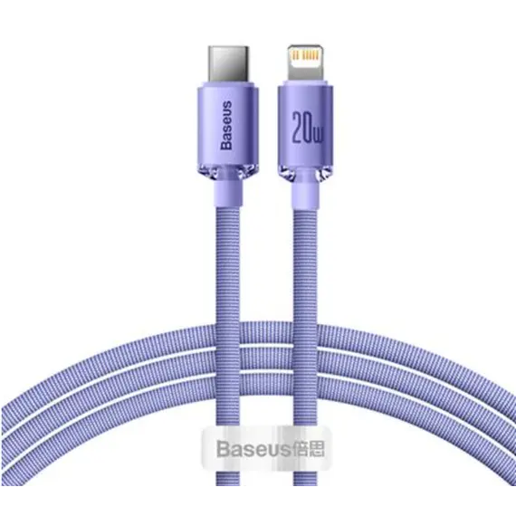 კაბელი Baseus Crystal Shine Series Fast Charging Data Cable Type-C to IP 20W 1.2m CAJY000205 - TechMall.geკაბელი Baseus Crystal Shine Series Fast Charging Data Cable Type-C to IP 20W 1.2m CAJY000205 - TechMall.ge ,კაბელი Baseus Crystal Shine Series Fast Charging Data Cable Type-C to IP 20W 1.2m CAJY000205 - TechMall.ge